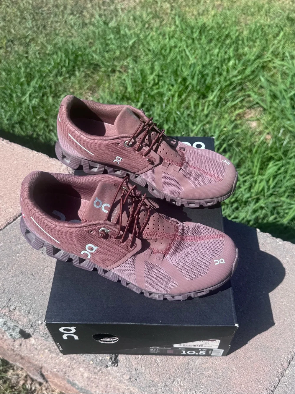 On Cloud Women's Athletic Shoes — Grape